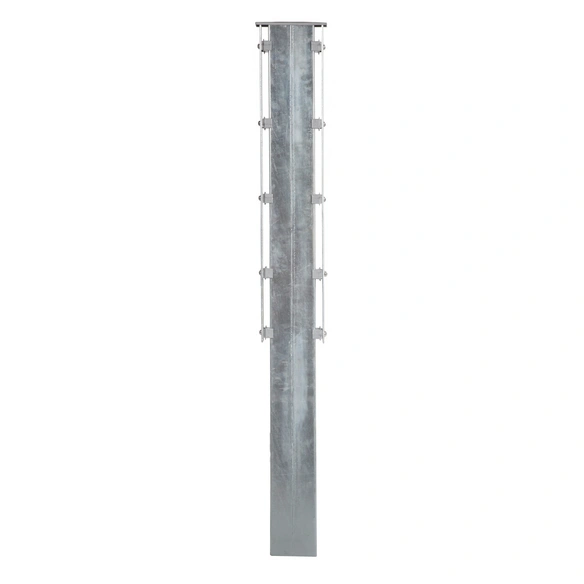 Gabionenpfosten, Stahl, BxLxT: 4 x 240 x 12 cm