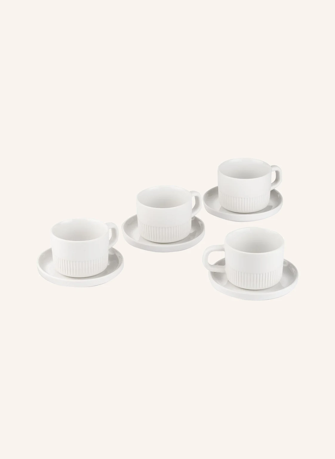 Marc O'Polo 4er-Set Espressotassen MOMENTS mit Untertasse