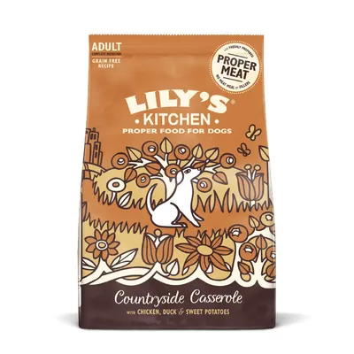 Lily's Kitchen Chicken & Duck Countryside Casserole Grain Free Dry Dog Food
