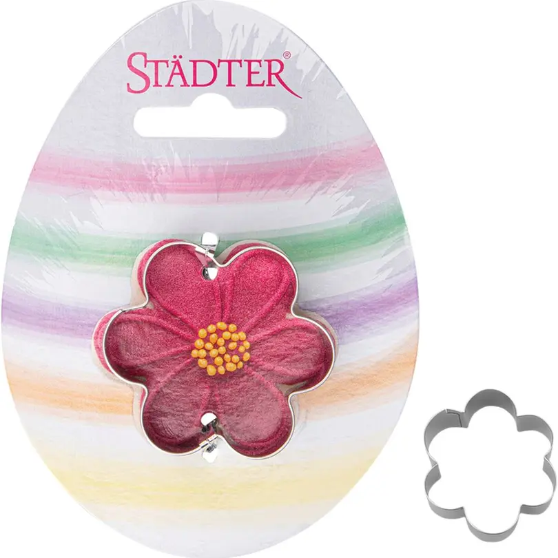 Ausstecher 10er-Set Blume