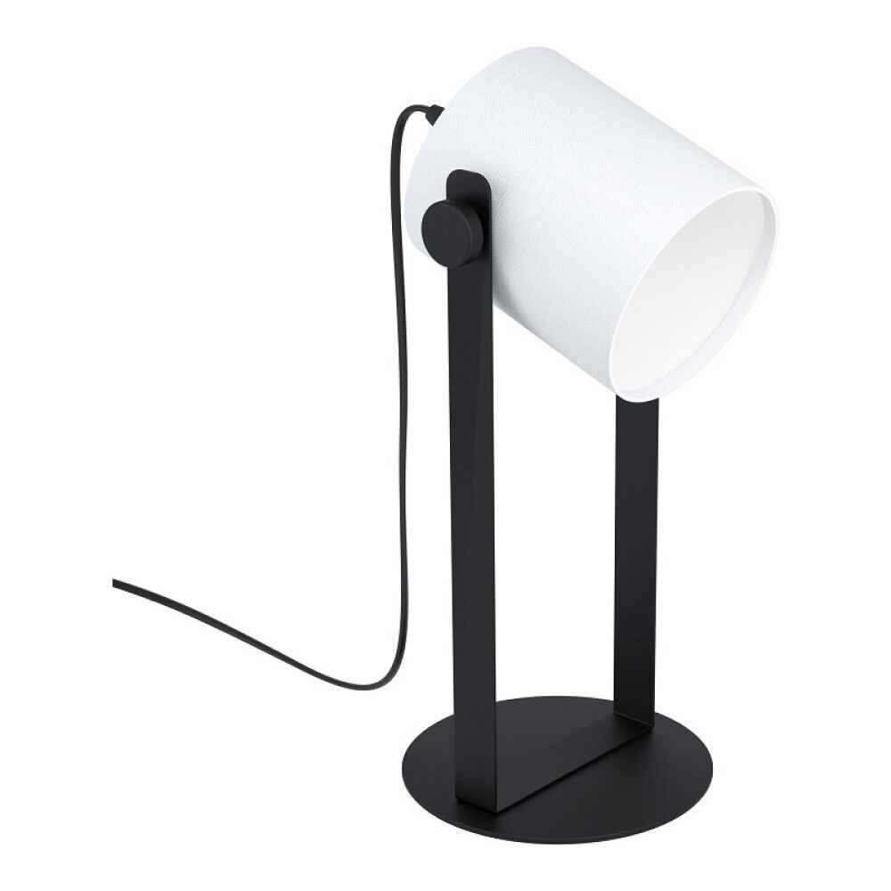 BORDLAMPE EGLO HORNWOOD 1 SVART/HVIT