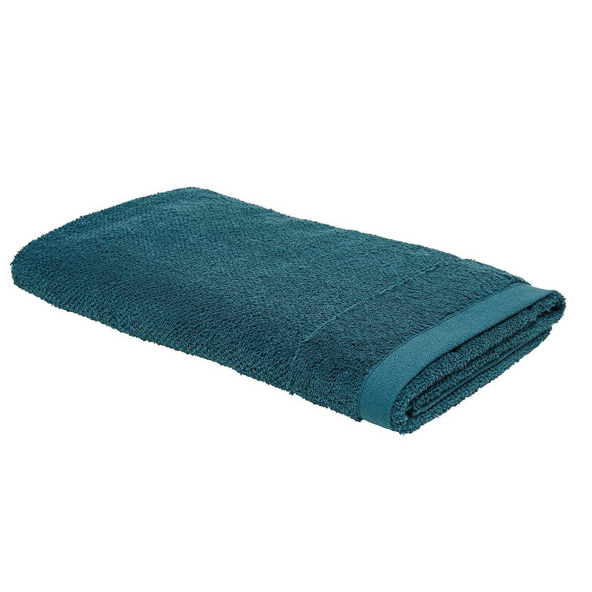 BIO ORGANIC - Maxi drap de bain uni en Coton Bleu 90x150 cm