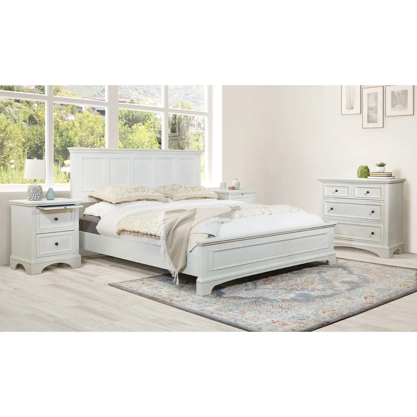 Farmhouse Basics King Bedroom Set 4 pc