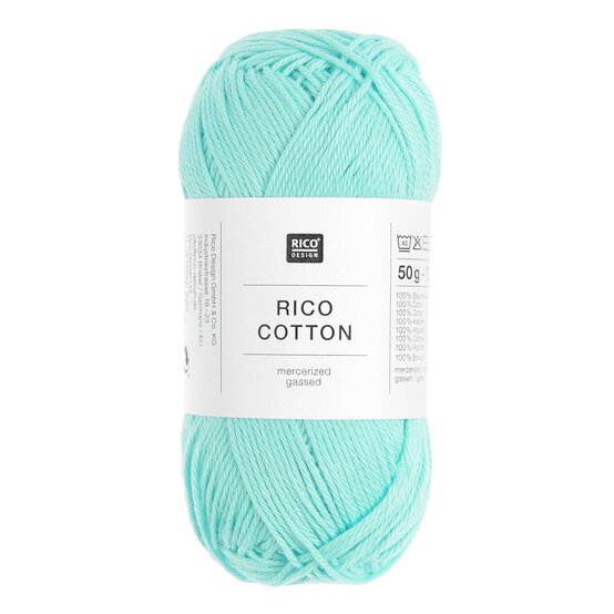 Rico Essentials Aqua Cotton 4ply 50g