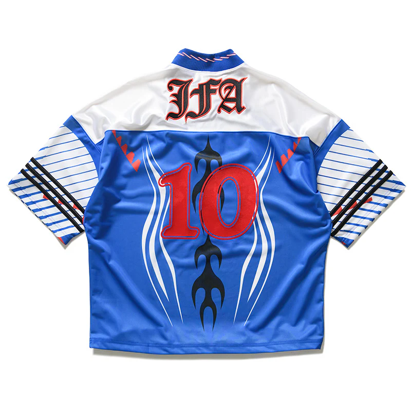 Adidas Bringbacks Remixed Japan Jersey - Power Blue/White