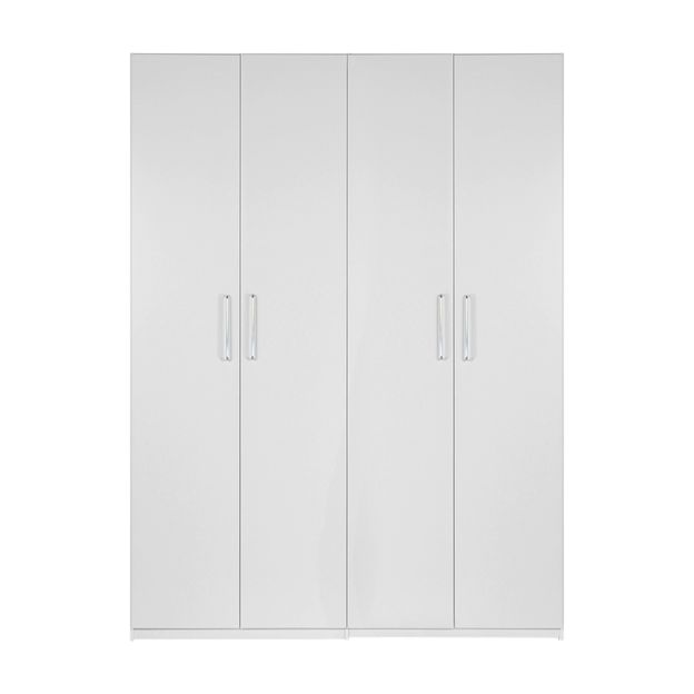 GUARDA-ROUPA 4 PORTAS 3 GAVETAS 45 MAXIMUS