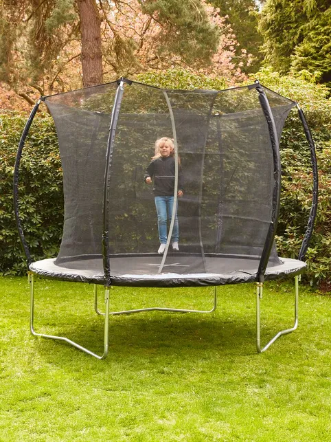 Trampolin FALK Ø305 m/sikkerhedsnet sort