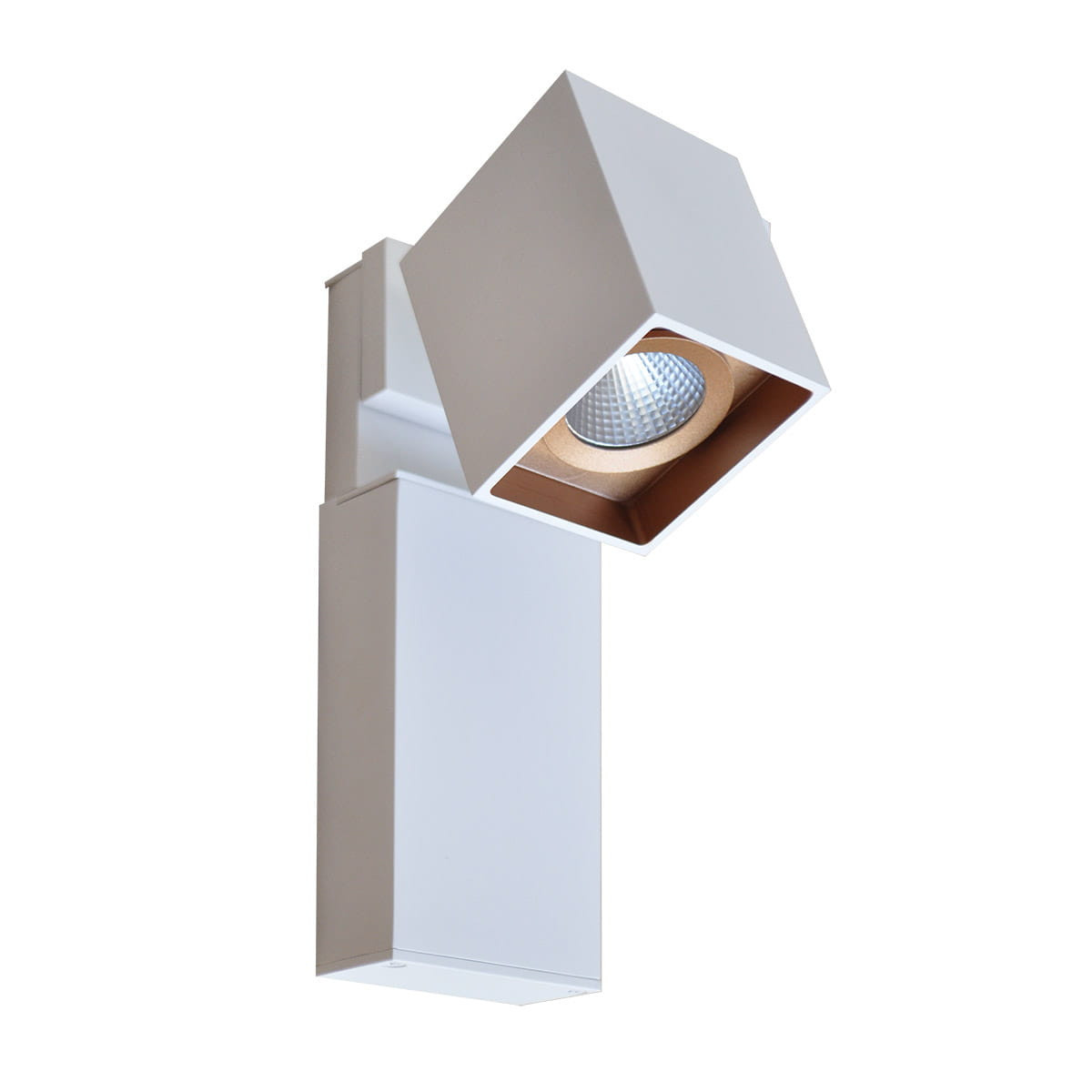 Kinkiet ARAVENAbiało-złoty LED 1x5W 450lm wym:12x18,5x6cm IP20 Italux