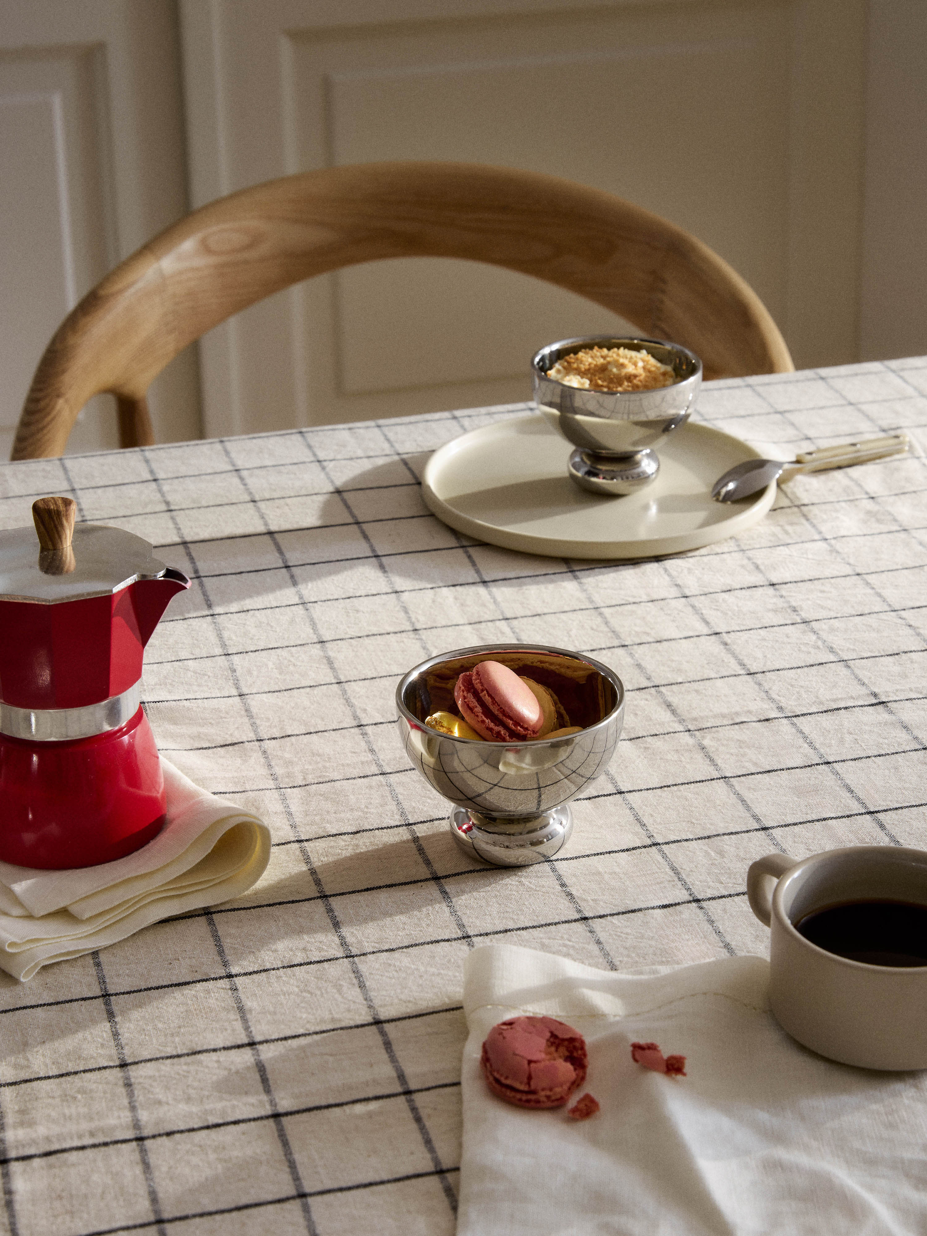 Dessertschalen Polaris aus Edelstahl, 2er-Set