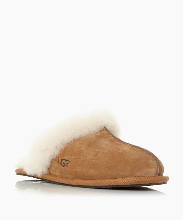 Scuffette Ii Tan - Sheepskin Cuff Slipper