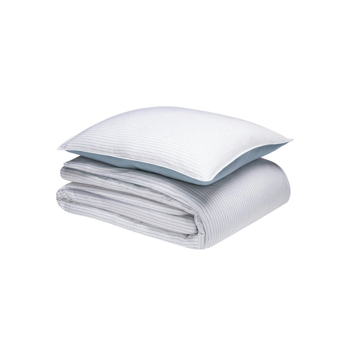 SILLAGE - Parure de lit en bambou bleu 260x240