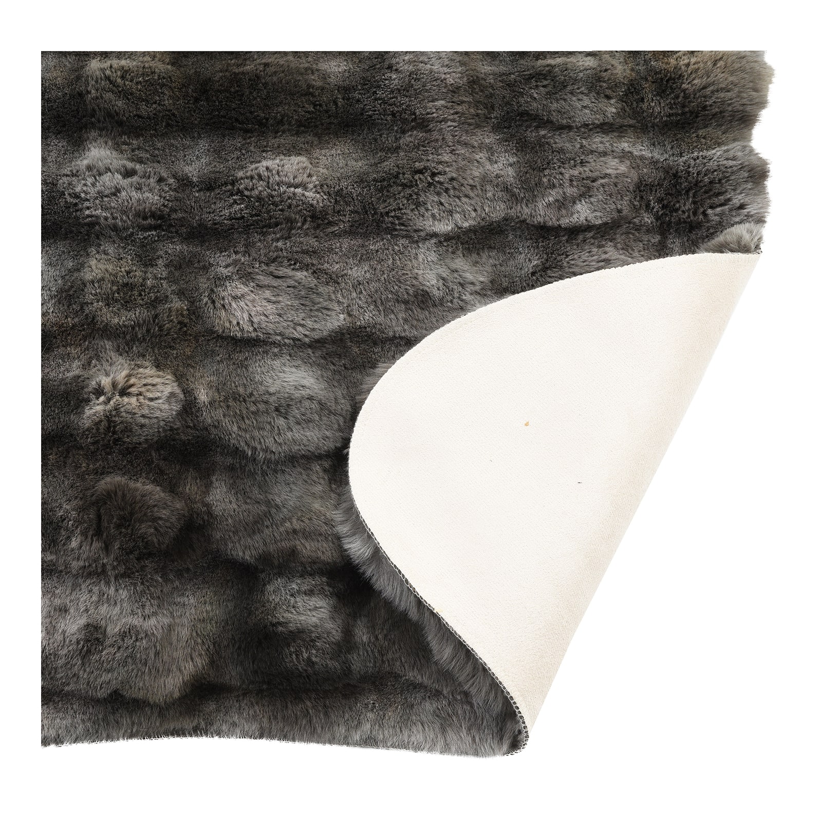 Kunstfell Ylva Grau,L 1.200 x B 900 mm