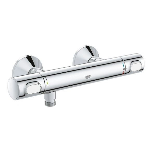 Thermostat-Brausebatterie »Precision Flow«, 38-43°C, chromfarben, glänzend, für das Badezimmer