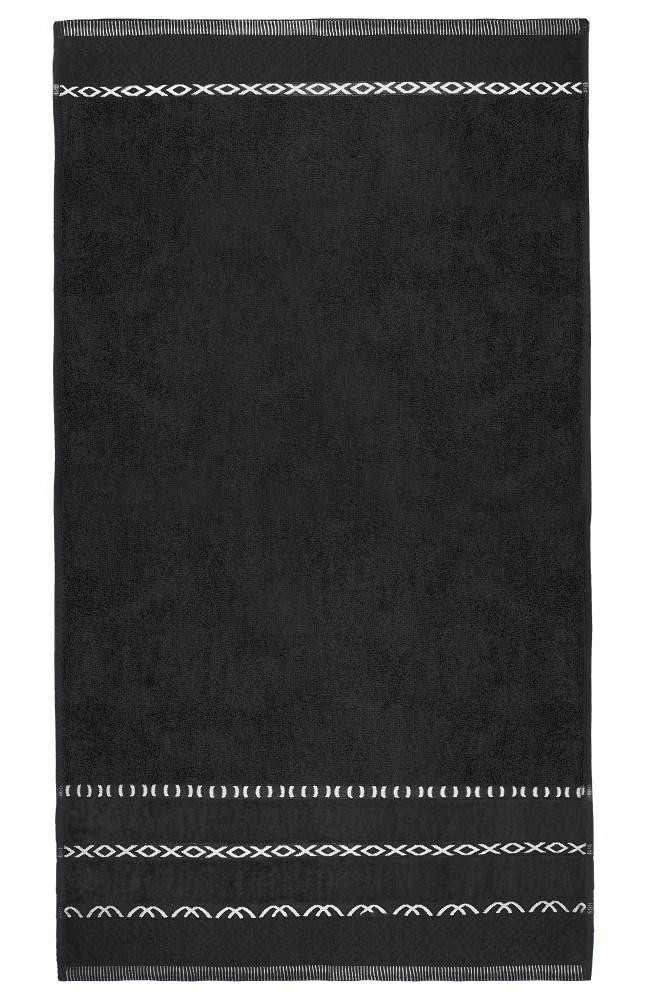 Ręcznik Gino 70x140 czarny 550g/m2 frotte