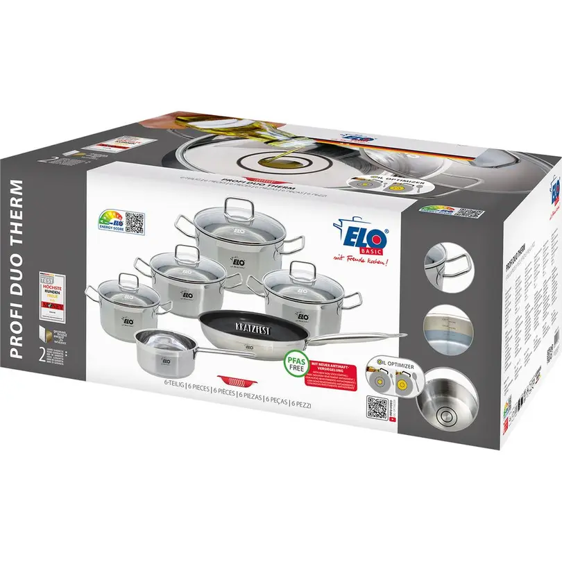 Kochtopf 6er-Set Profi Duo Therm