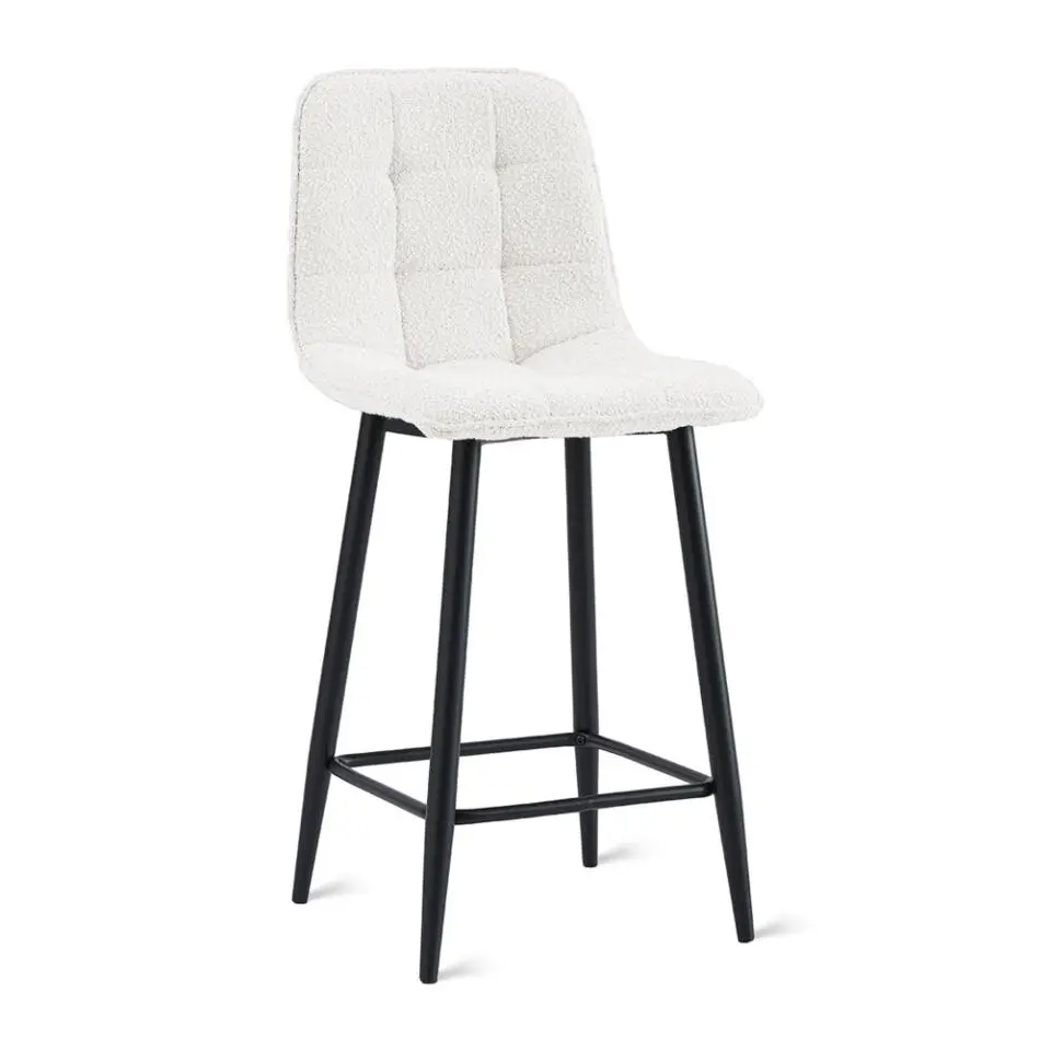 2x Barkruk Yerevan - Boucl&eacute; Ivoor