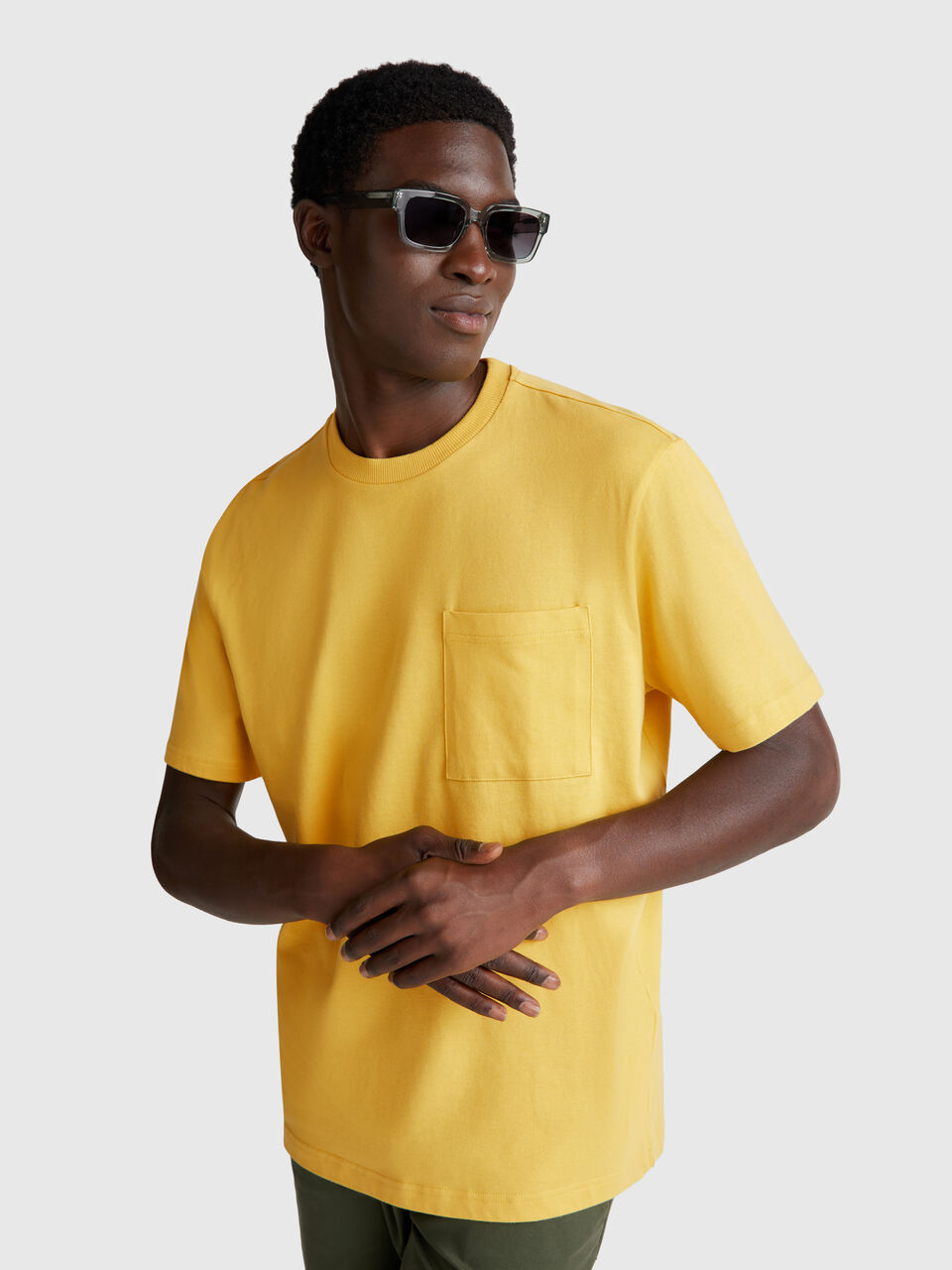Cotton t-shirt with pocket