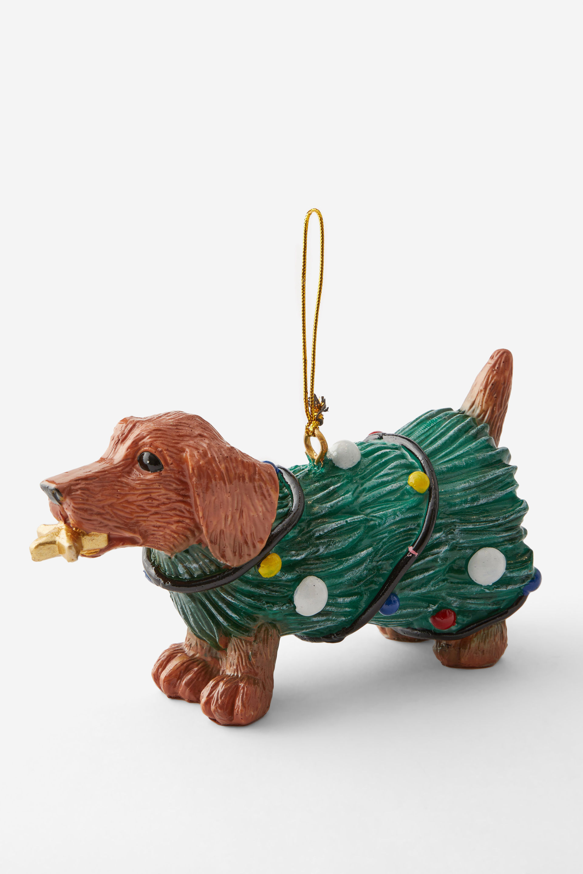 Oversized Ornaments Dachshund Through The Snow