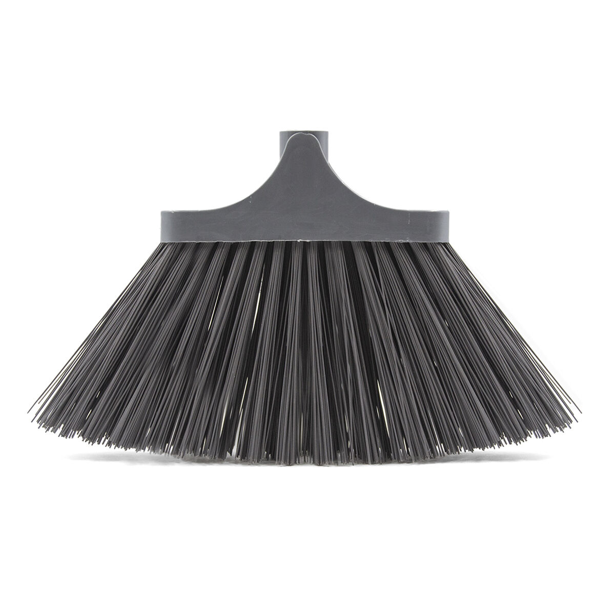 Vassoura cerdas rígidas cinza