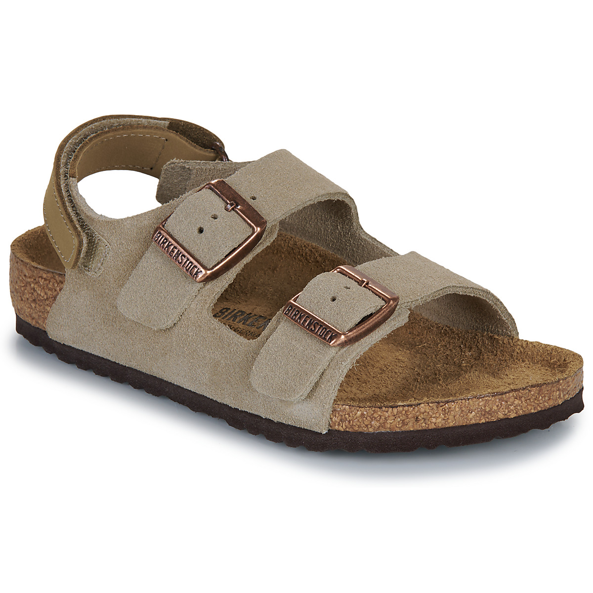 BIRKENSTOCK - Milano AS Kids LEVE Taupe - Suede / Taupe / Regular
