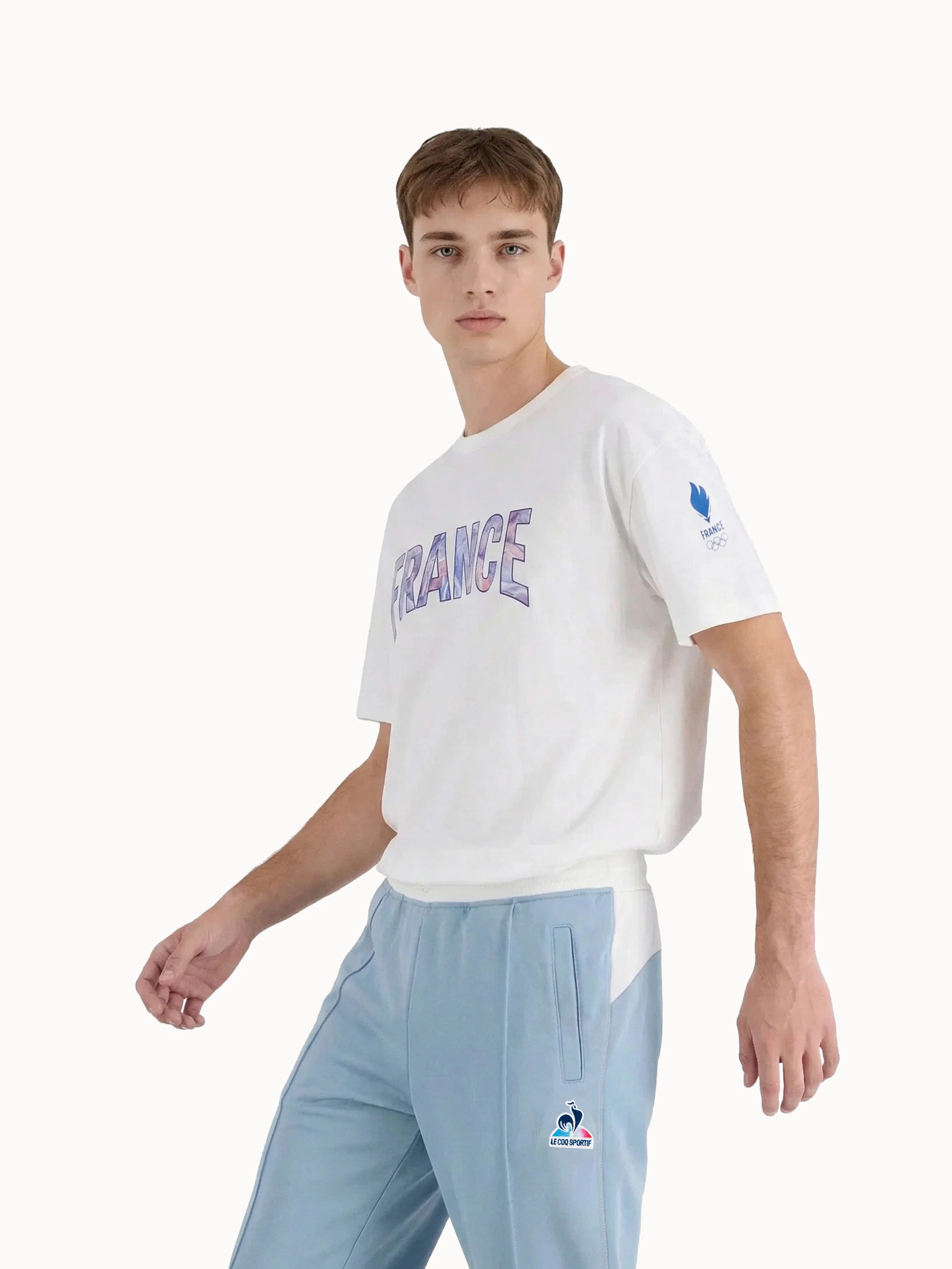 T-shirt FRANCE en jersey de coton JO Milano-Cortina