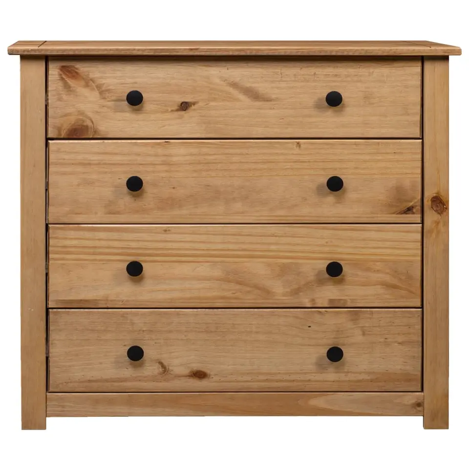 vidaXL - Bijzetkast - Bruin - Grenenhout