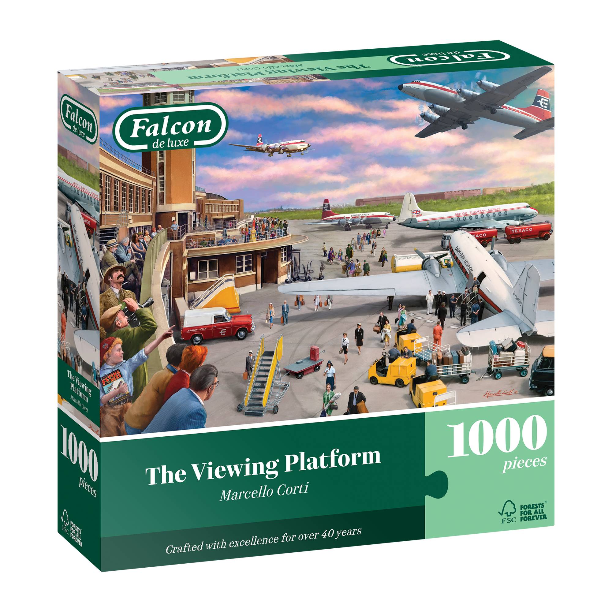 Falcon The Viewing Platform Jigsaw Puzzle 1000 Pieces
