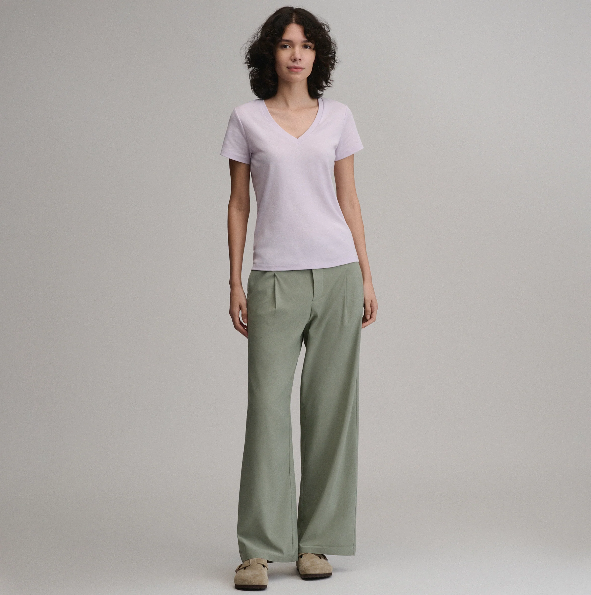 Women's Everyday Short-Sleeve V-Neck T-Shirt