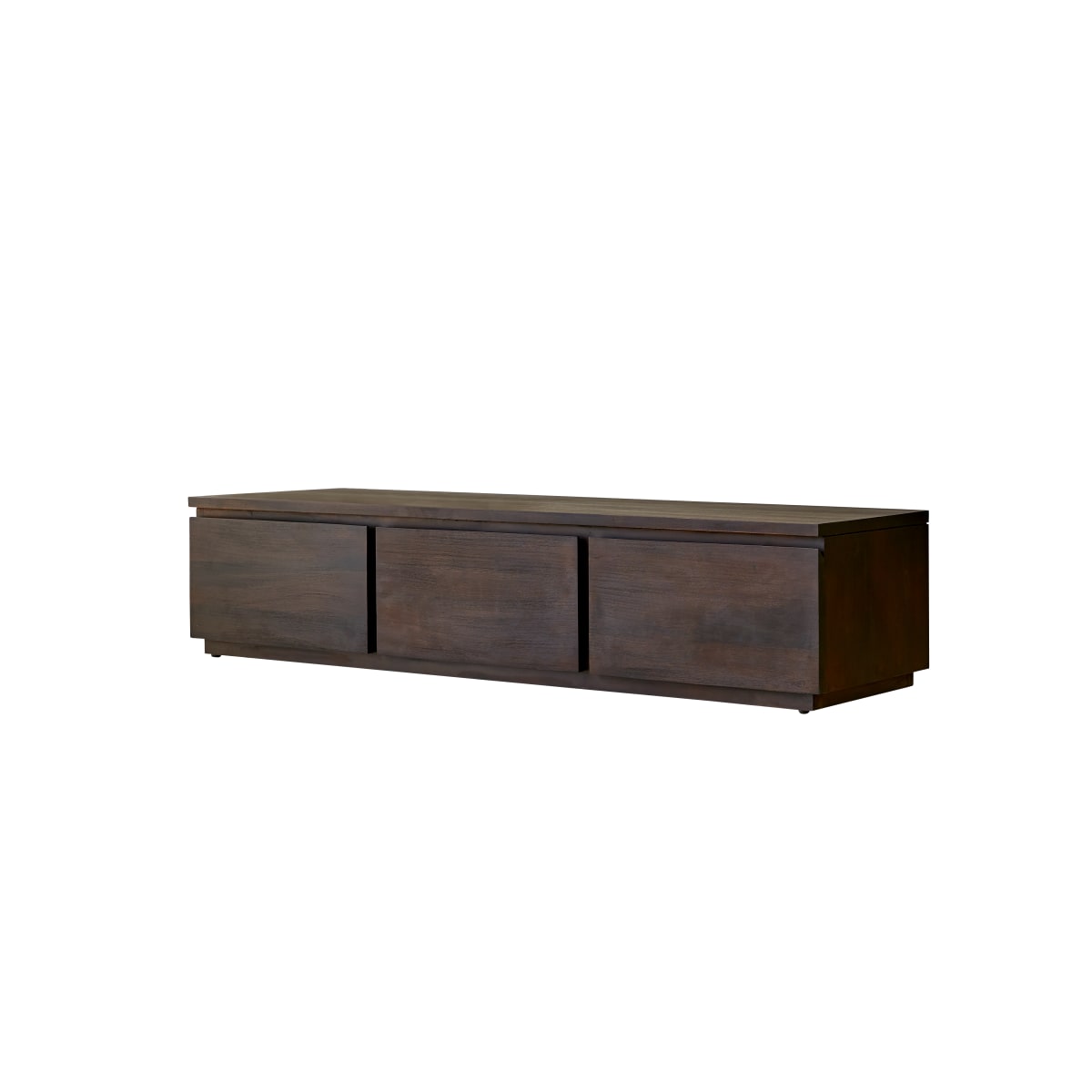 Tikamoon Massief mahoniehouten tv-meubel 135 cm - Bruin