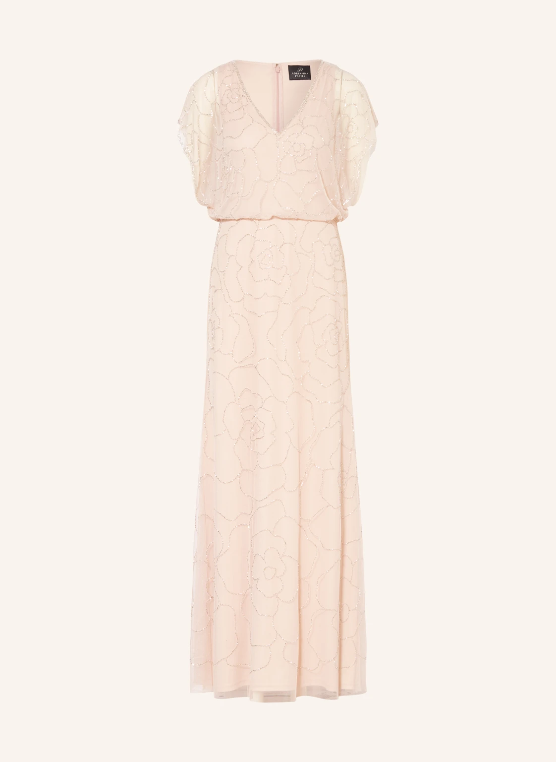 ADRIANNA PAPELL Abendkleid mit Schmuckperlen