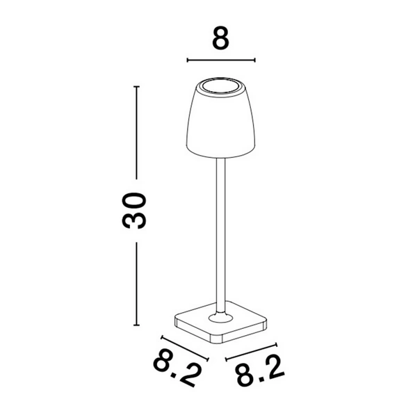 Außenleuchte »Colt «, LED, rostbraun