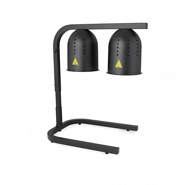 Chauffe Frites Professionnel 2 Lampes Infrarouge - Atosa - Gris - l0.1- L0.1- P35- h0.1