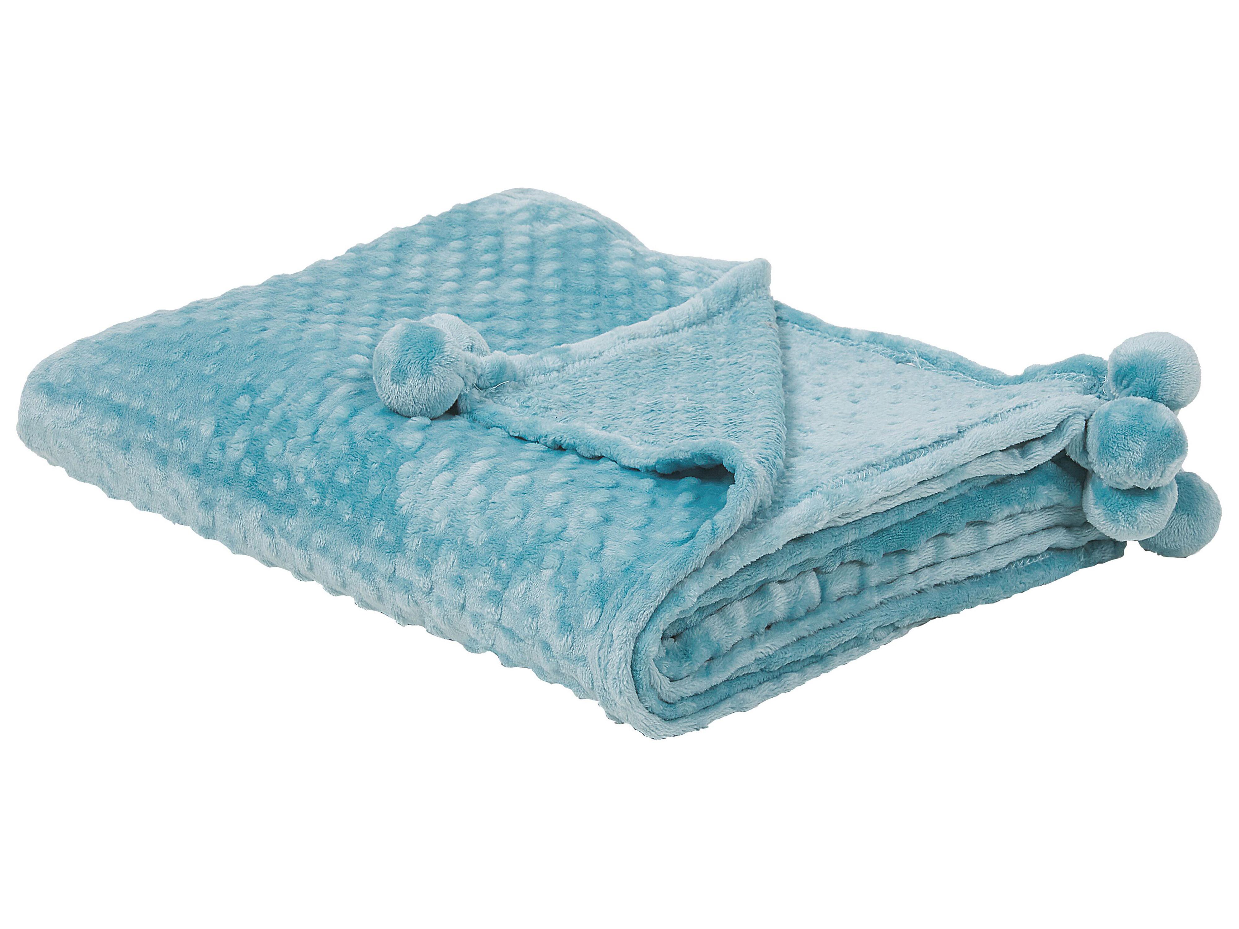 Blanket SAMUR 150 x 200 cm Light Blue