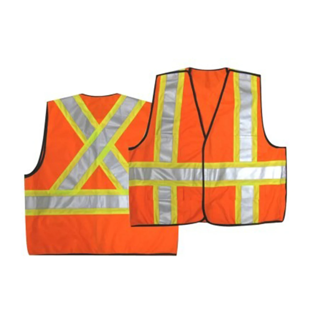 Светоотражающий зеленый пятиточечный светоотражающий жилет Workhorse Safety Hi Viz Green