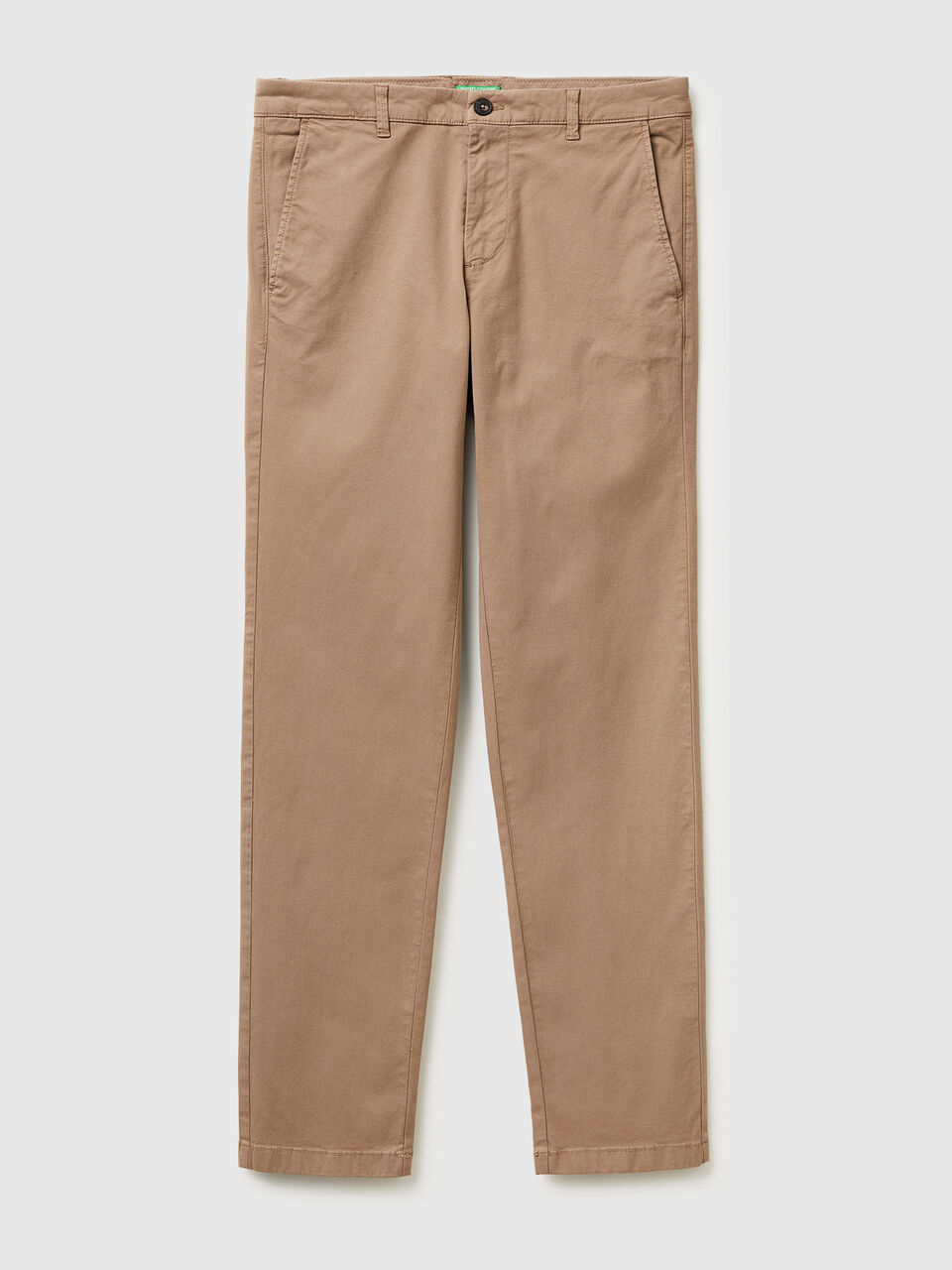 Slim fit cotton chinos