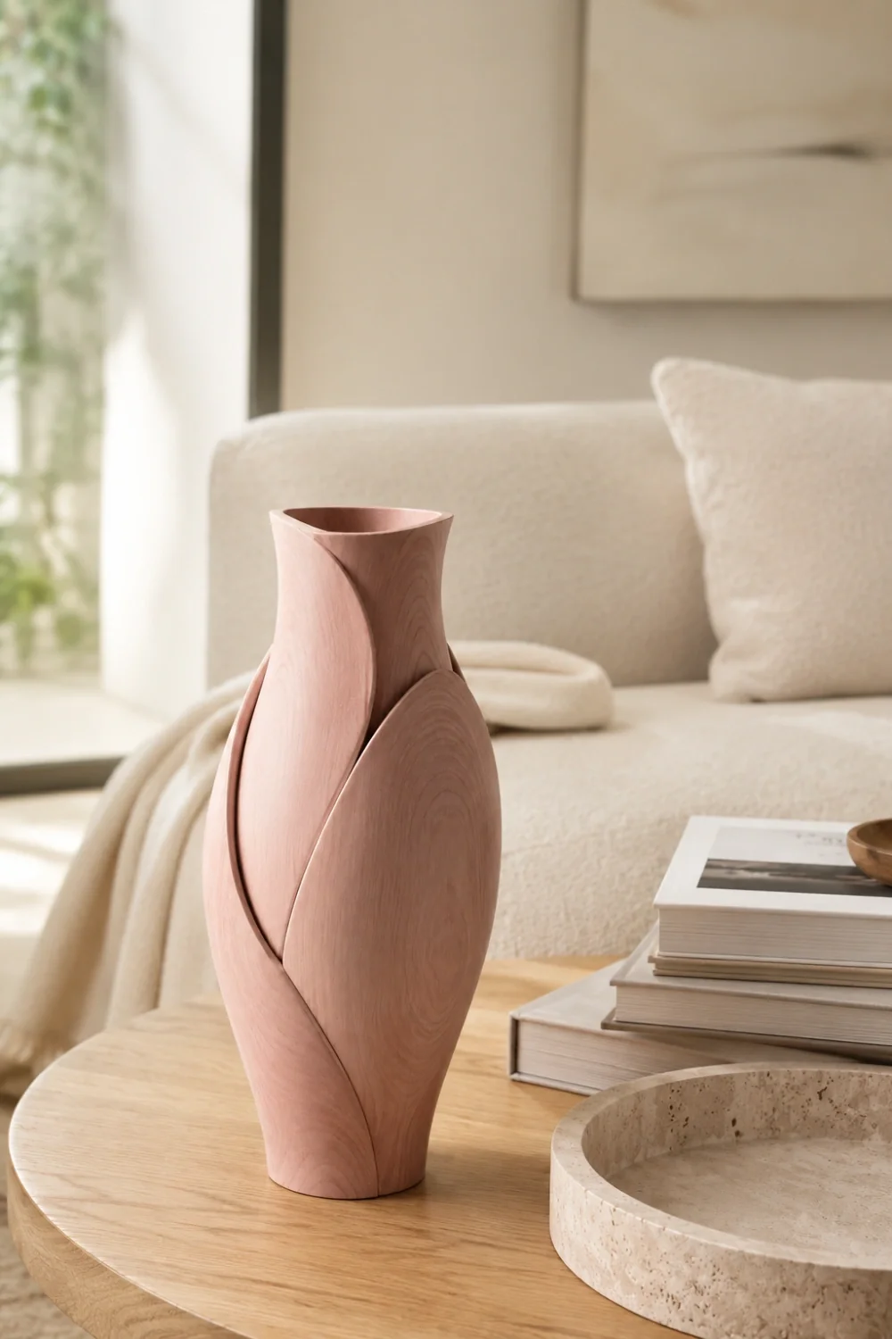 Vase Wood Sculpture #WG080