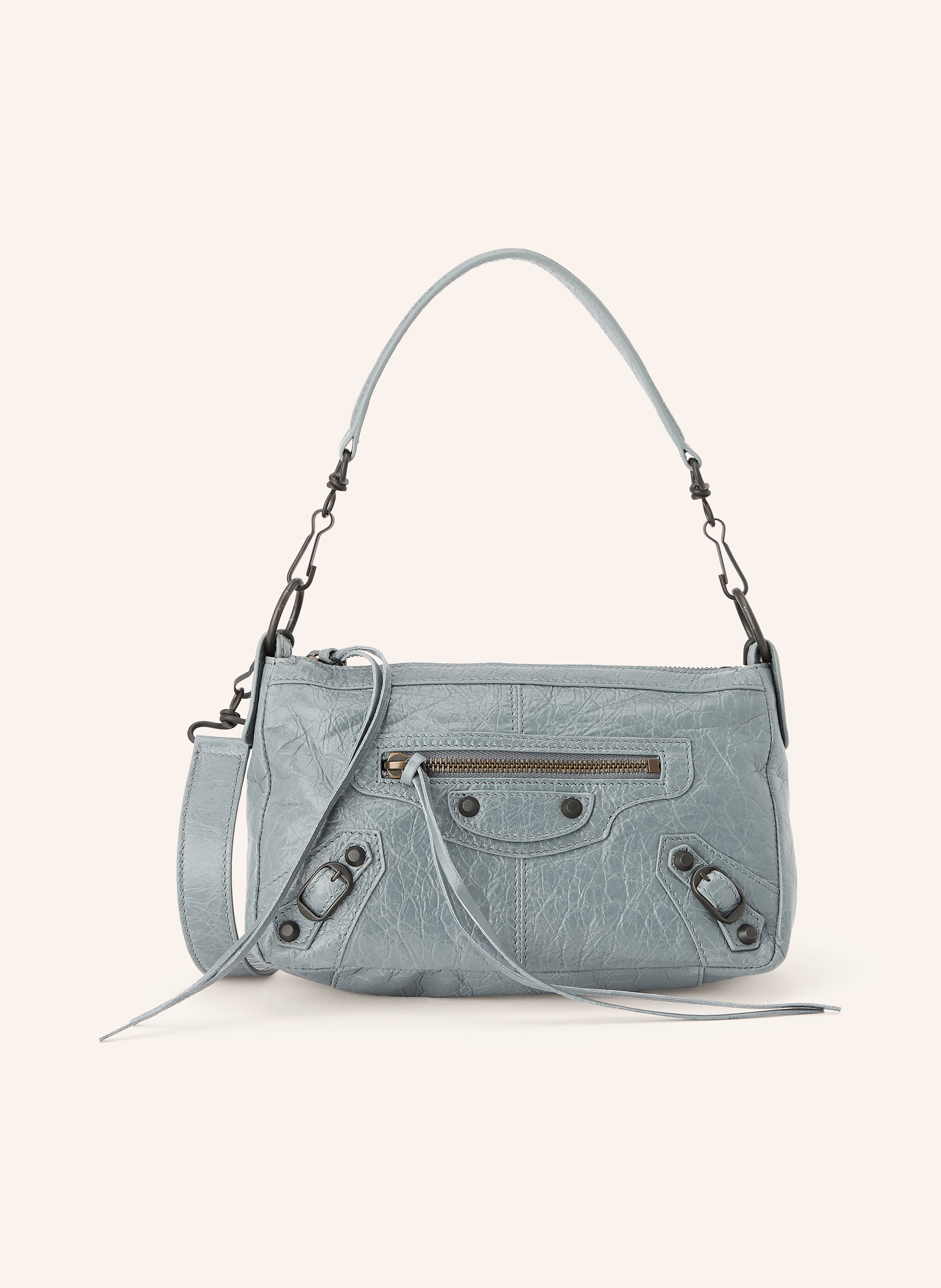 BALENCIAGA Handtasche LE CITY MOTO MINI mit Nieten