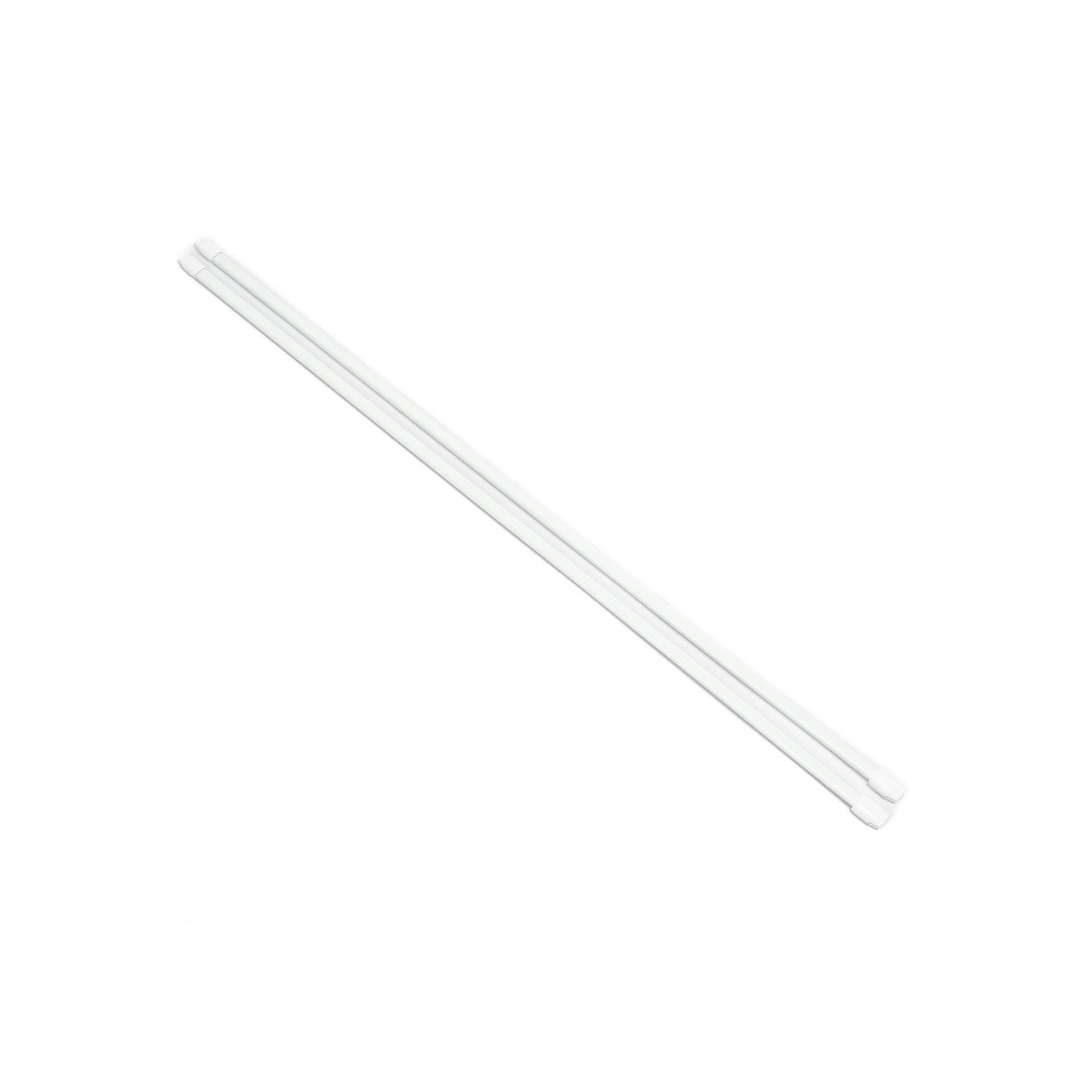 Varão extensível oval branco 30-40cm