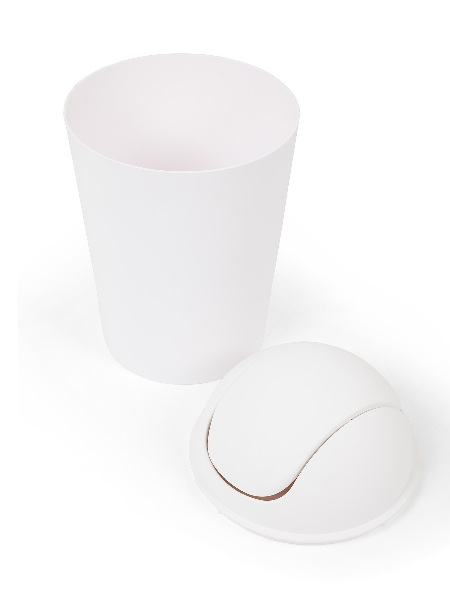 Cestino in plastica opaca