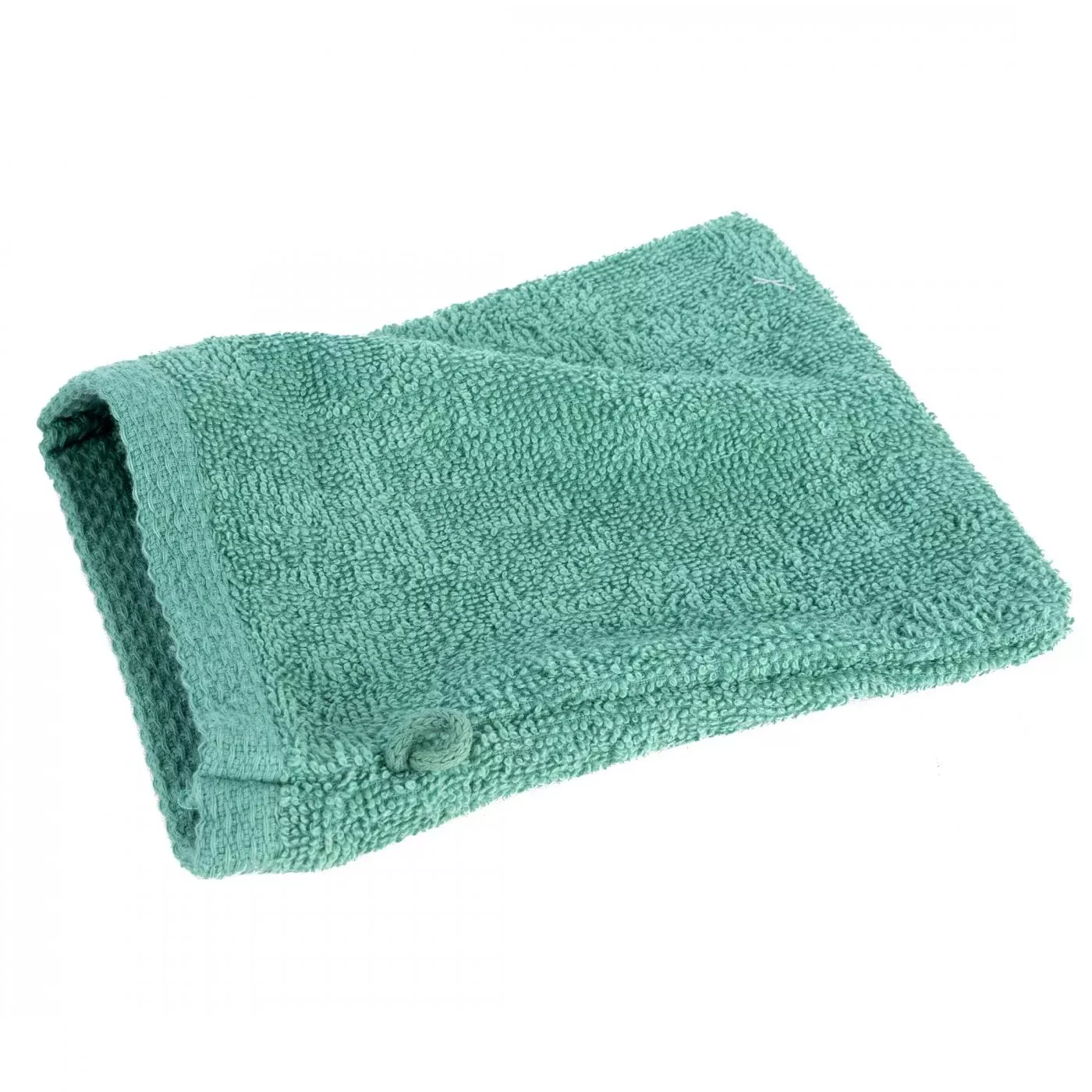 Myjka do kąpieli 16x21 cm bawełniana kolor ciemnomiętowy 400 g/m2 GŁADKI 1