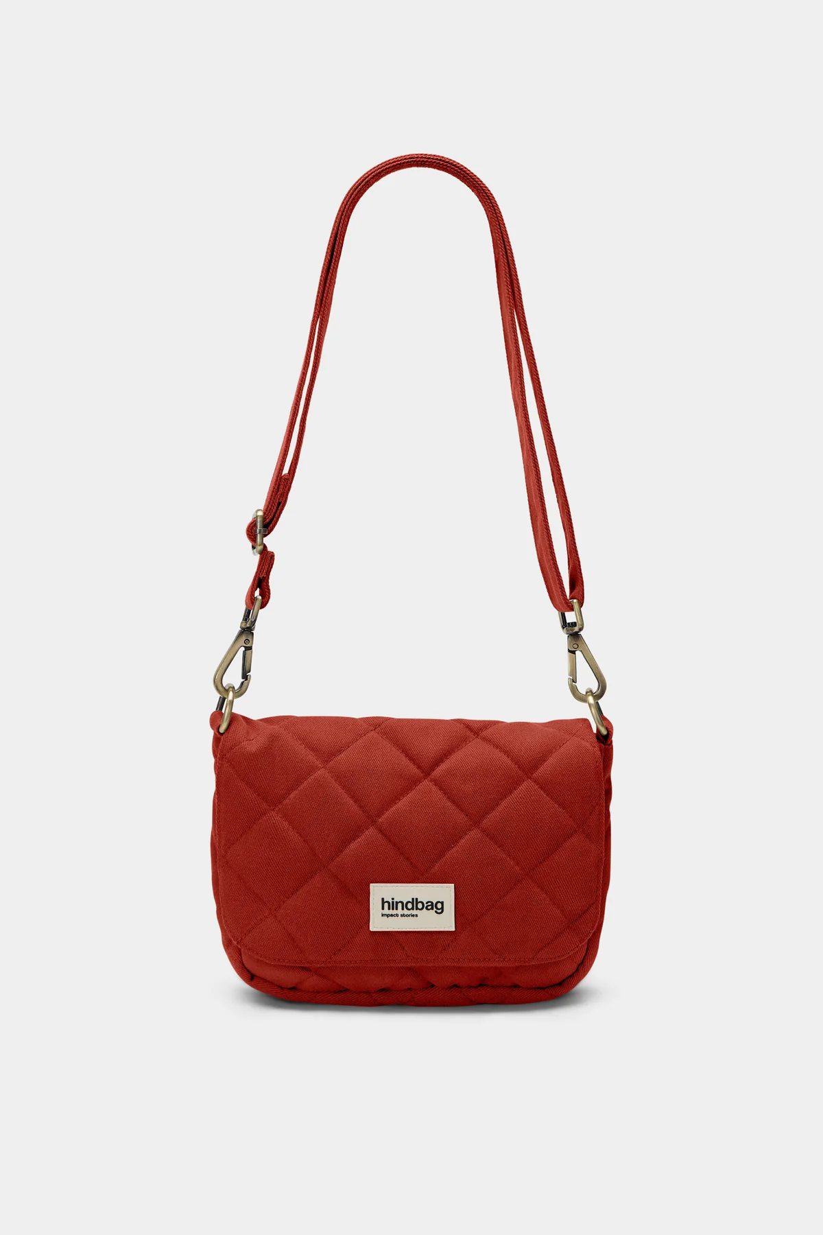Sac à main matelassé Margault Terracotta