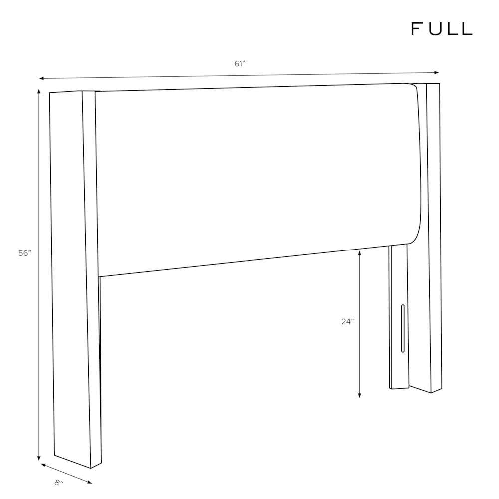 Skyline Furniture White Velvet Diamond Tufted Wingback Headboard