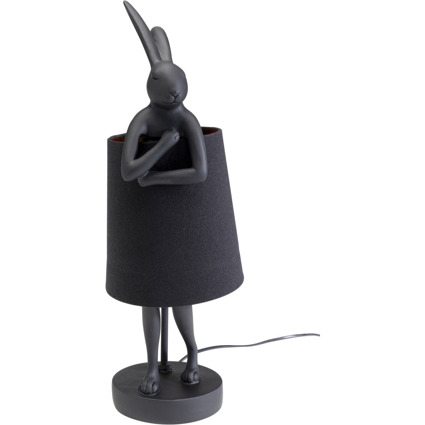 Kare Design tafellamp Animal - konijn - 50cm - zwart