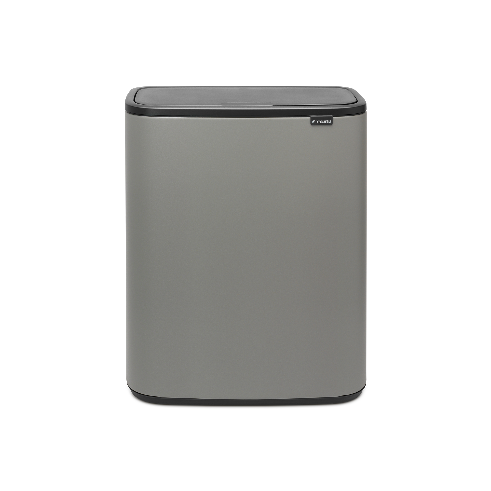 Brabantia Bo Touch Bin, met 2 binnenemmers, 2 x 30 liter - Mineral Concrete Grey