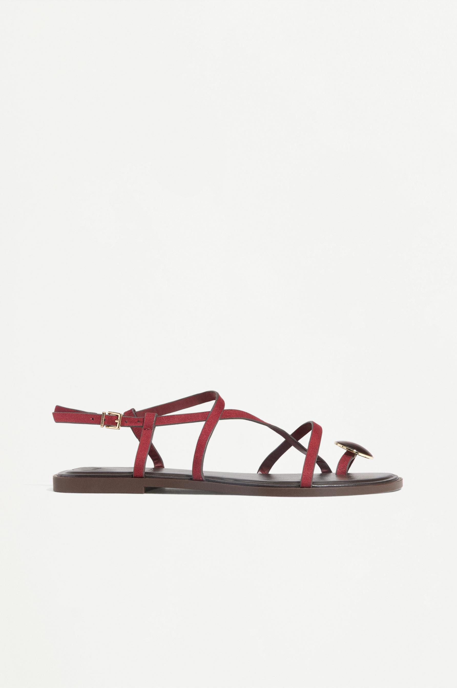 Sandalia plana joya