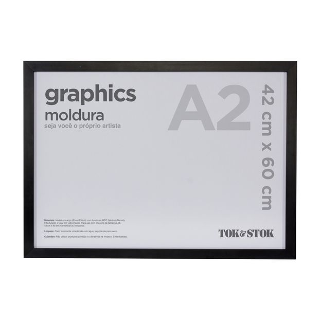KIT MOLDURA A2 42 CM X 60 CM GRAPHICS