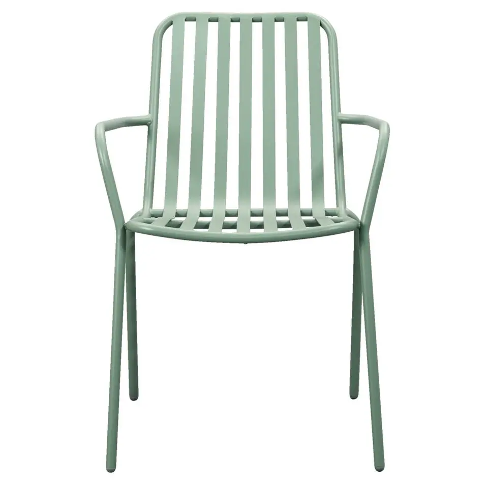 Stapelstoel Vence - metaal lichtgroen - 82x55x62 cm