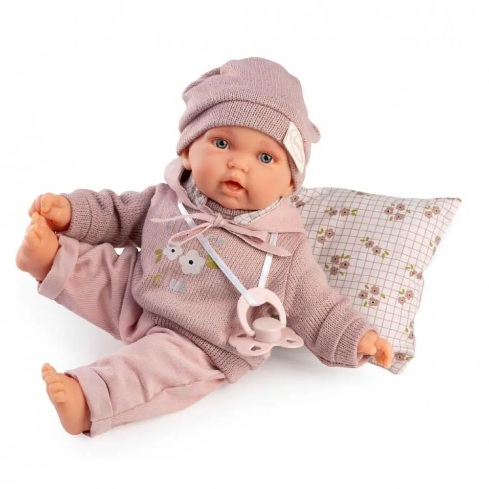 Antonio Juan Soft Petit Doll With Hoodie