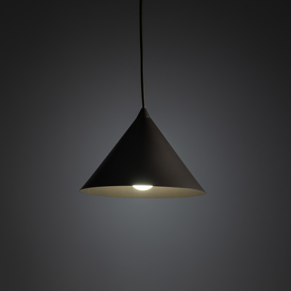 Lampa Wisząca Cono S Brązowa Tytan Tk Lighting Mały Metalowy Stożek