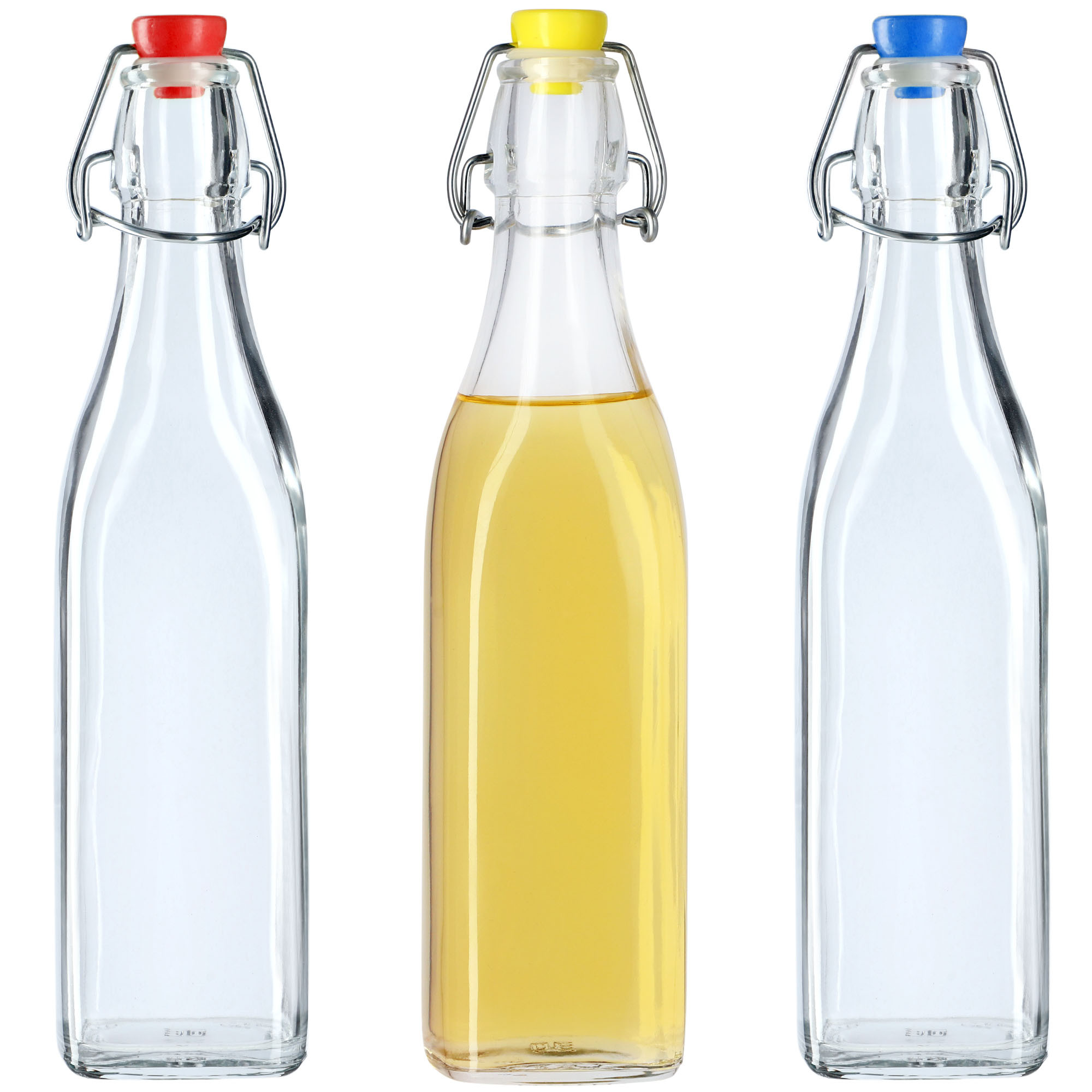 KADAX Butelka z korkiem mechanicznym 500 ml, 3 szt.